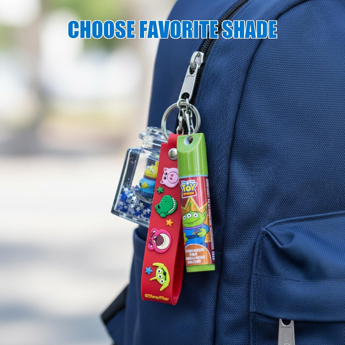 Toy Story 7 Pack Lip Balm with Keychain - Plant Based Lip Balm for Kids, Boys and Girls, by Townley Girl - görsel 11