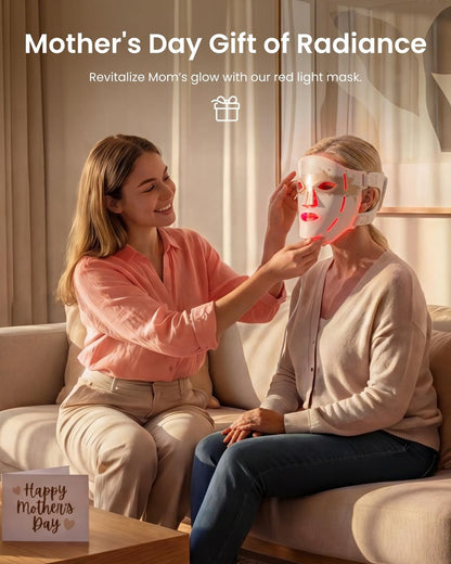 RENPHO 4D Red Light Therapy Mask for Face 2026 - 324 LEDs Full Face Coverage, Cordless LED Face Mask with 3 Light Modes, Birthday Gifts for Women Mom Wife, Home & Travel Use (Champagne Gold) Avelisse