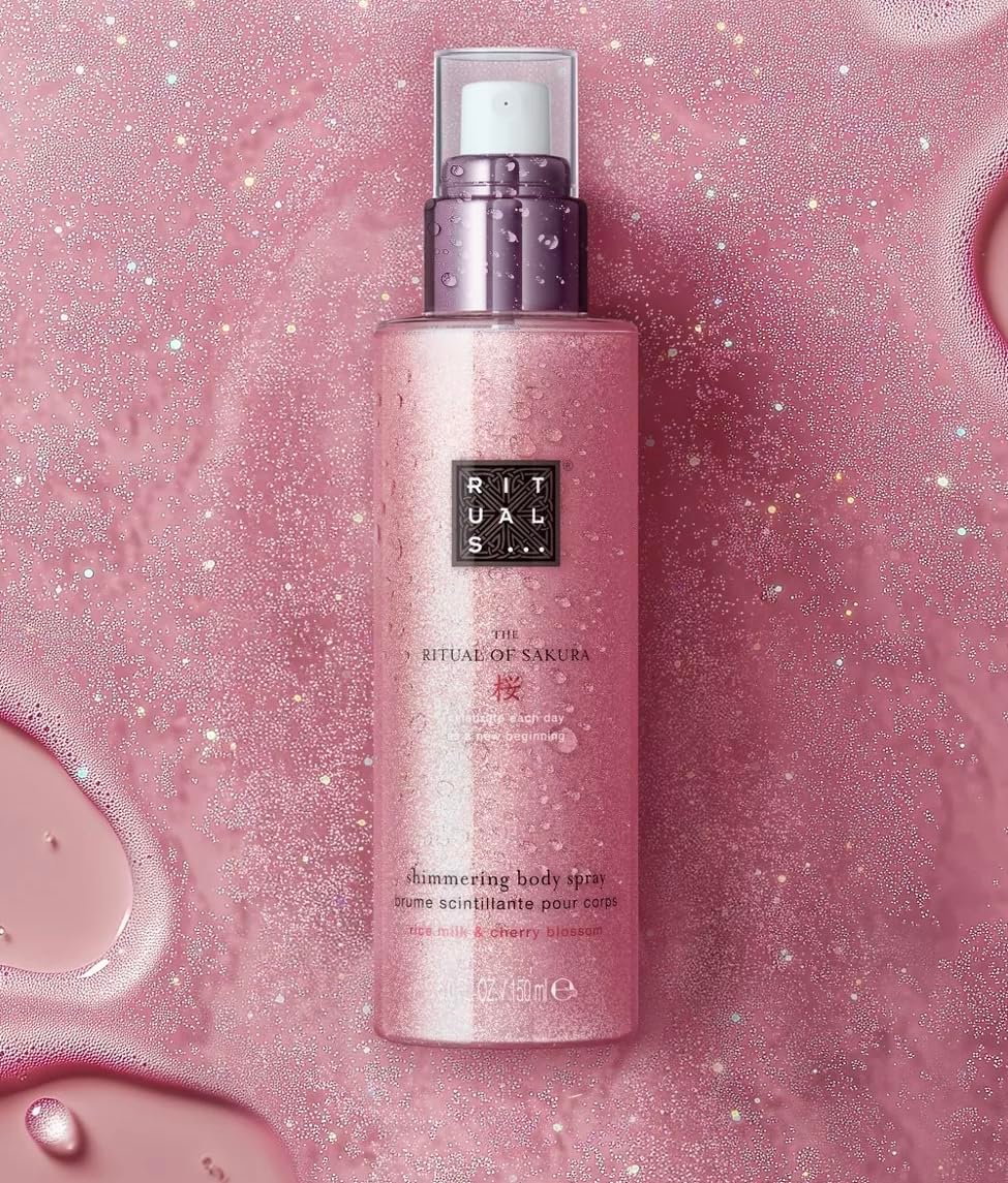 RITUALS The Ritual of Sakura Shimmering Body Spray - Rice Milk & Cherry Blossom, 150 ml / 5 fl oz - görsel 4