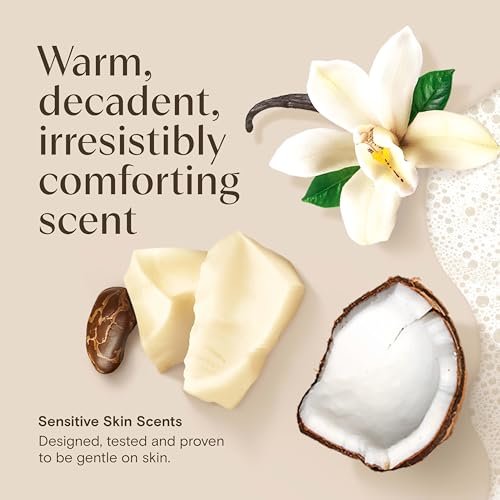 Aveeno Daily Moisturizing Body Wash with Cocoa Butter Vanilla Scent & Soothing Prebiotic Oat – Long-Lasting Hydration for Sensitive Skin, Hypoallergenic, Paraben-Free, 18 fl. oz - görsel 8