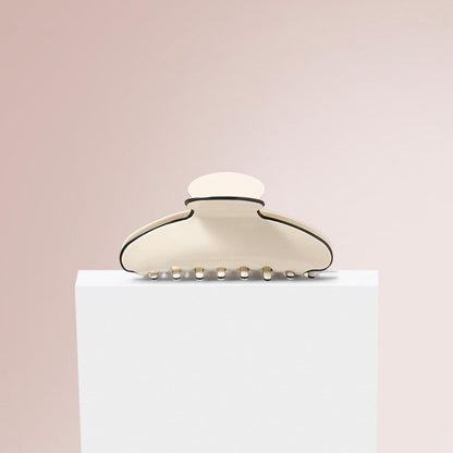 The Hair Edit Couture Clip - Ivory - Durable Lightweight Hair Clip for Women, Chic Claw Clip for Thick or Fine Hair Avelisse