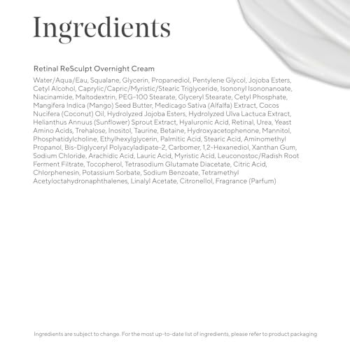 Murad Retinal ReSculpt Overnight Cream – Anti-Aging Face & Neck Cream with Encapsulated Retinal & NAD+ – Firms, Lifts & Hydrates – 1.7 Fl Oz Avelisse