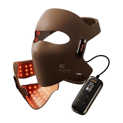 JOVS 4D Laser Light Therapy Mask - Red Light Therapy Mask for Face with FPT Technology, 4 Long Light Waves for Deep Anti-Aging and Wrinkle Reduction Avelisse