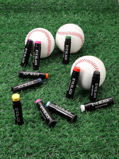 DALVGFN 12 Pack Eye Black Sticks - Anti-Glare Sweat-Proof Eye Black for Baseball, Football, Softball, Lacrosse - Smooth & Long Lasting Game Day Sports Fan Accessories Avelisse