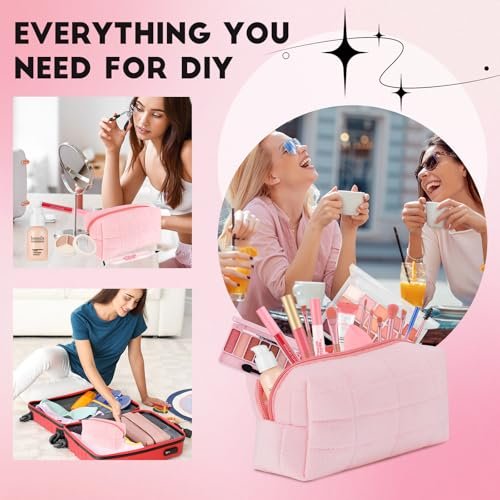 All In One Makeup Kit for Teen Girls Beginners - Complete Foundation, Eyeshadow, Lipstick, Eyeliner, Mascara, Brushes & Bag - Travel Friendly Makeup Gift Set, Birthday Gifts for Teen Girls, Graduation Gifts - görsel 12