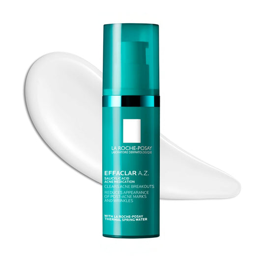 La Roche-Posay Effaclar A.Z. Gel - Azelaic Acid & Salicylic Acid Acne Treatment, Anti-Aging & Acne Scars, Dual Action Medicated Face Gel, 1.35 oz Avelisse