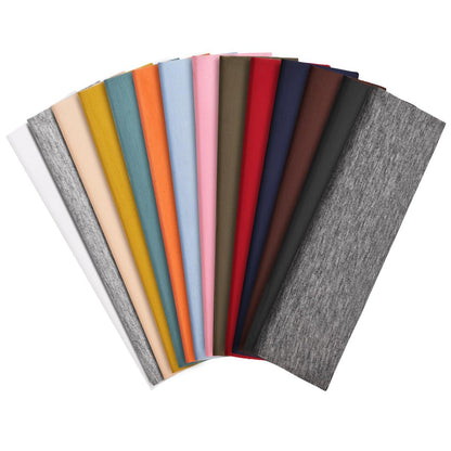 14 PCS Headbands for Women – Soft Elastic Non-Slip Cotton Sweat-Absorbent Hairbands for Workout, Running, Yoga, Makeup