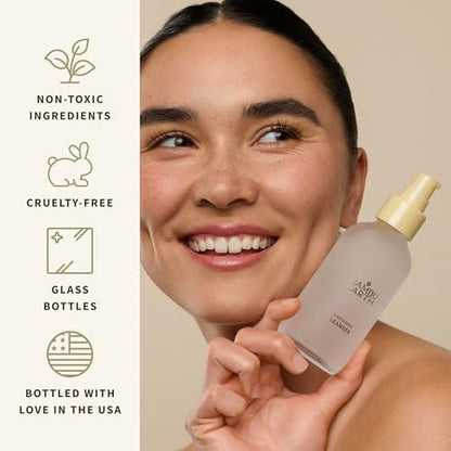 BAMBU EARTH Rosewater Face Cleanser – Hydrating, Balancing & Soothing Non-Foaming Daily Cleanser with Organic Rosewater Hydrosol – Alcohol-Free, Supports Natural Skin Barrier – 4 Fl Oz Avelisse