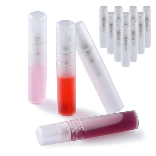 KCKHFA 10 Pack 5ml Mini Perfume Sample Bottles - Fine Mist Travel Atomizer Sprayer