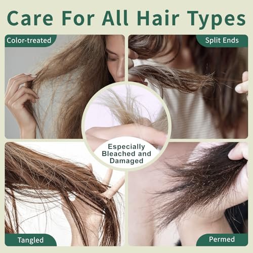 Amifiy Keratin Hair Mask - Deep Conditioning Treatment for Dry & Damaged Hair, Anti-Frizz, Intensive Hydrating & Repairing, 8 Fl Oz - görsel 6