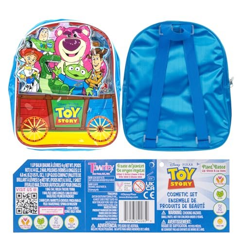 Toy Story Bag Makeup Set for Kids - Townley Girl Nail Polish, Lip Gloss, Lip Balm, Hair Pins, and Cosmetic Bag Gift Set - görsel 18