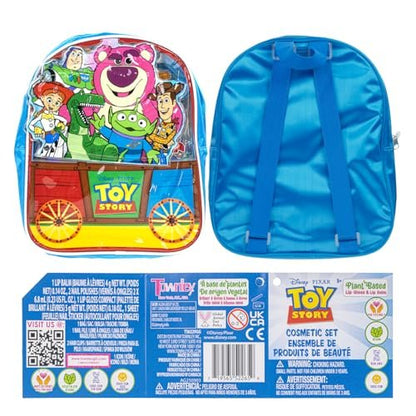Toy Story Bag Makeup Set for Kids - Townley Girl Nail Polish, Lip Gloss, Lip Balm, Hair Pins, and Cosmetic Bag Gift Set
