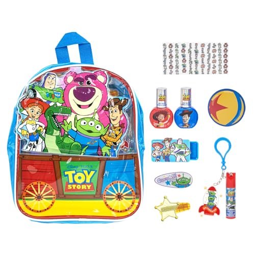Toy Story Bag Makeup Set for Kids - Townley Girl Nail Polish, Lip Gloss, Lip Balm, Hair Pins, and Cosmetic Bag Gift Set - görsel 2