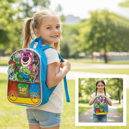 Toy Story Bag Makeup Set for Kids - Townley Girl Nail Polish, Lip Gloss, Lip Balm, Hair Pins, and Cosmetic Bag Gift Set