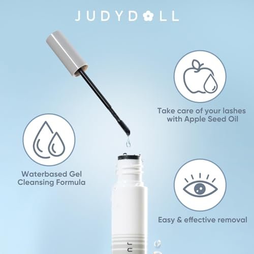 JUDYDOLL Mascara Remover - Gentle Eye Makeup Remover for Waterproof Mascara, Sensitive Skin Friendly, 0.17 Fl Oz - görsel 4