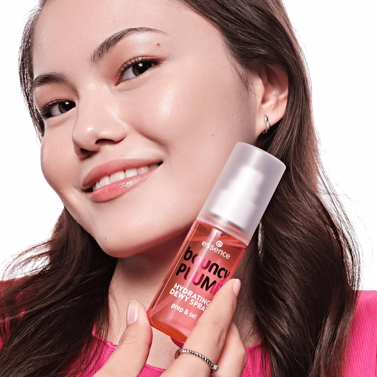 Essence Bouncy Plump Hydrating Dewy Spray - Face Mist for Glowing Skin - görsel 5