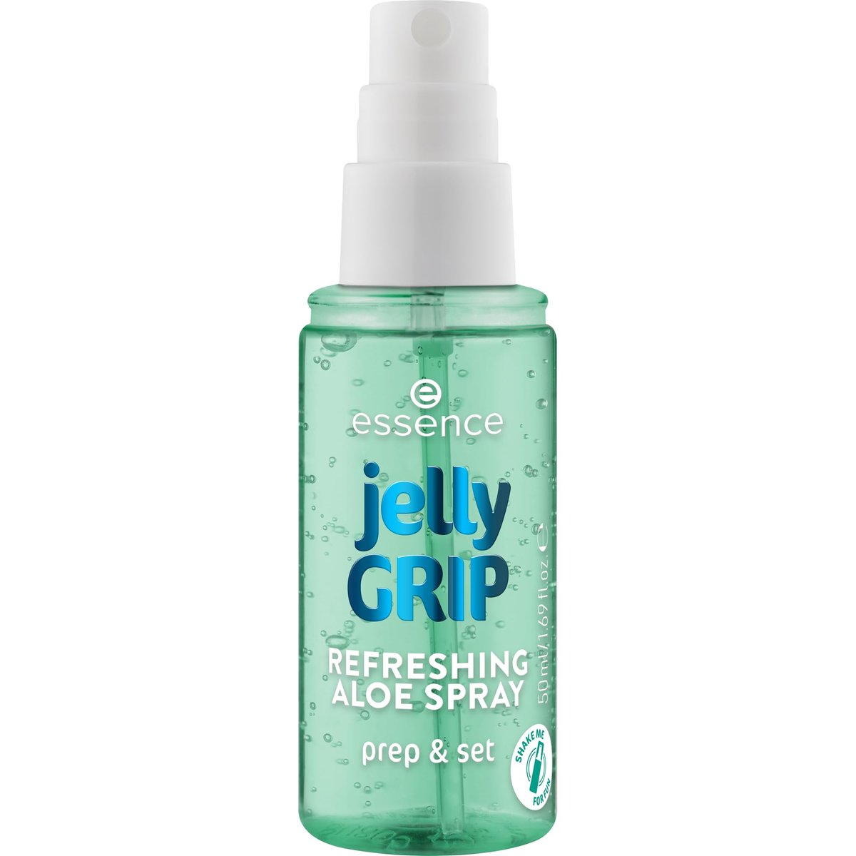Essence Jelly Grip Refreshing Aloe Spray – Hydrating Gel-to-Mist Makeup Primer, Setter & Refresher with Aloe Vera, Vegan & Cruelty-Free, 1.6 Fl Oz - görsel 3