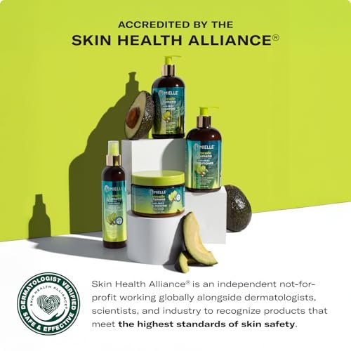 Mielle Organics Avocado & Tamanu Curly Hair Mousse - Anti Frizz Hair Foam for Curly, Wavy, Coily Styles - Medium Hold Styling to Define & Control for a Soft, Natural Shine Finish (7.5oz) Avelisse