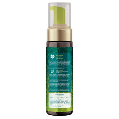 Mielle Organics Avocado & Tamanu Curly Hair Mousse - Anti Frizz Hair Foam for Curly, Wavy, Coily Styles - Medium Hold Styling to Define & Control for a Soft, Natural Shine Finish (7.5oz) Avelisse