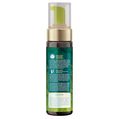 Mielle Organics Avocado & Tamanu Curly Hair Mousse - Anti Frizz Hair Foam for Curly, Wavy, Coily Styles - Medium Hold Styling to Define & Control for a Soft, Natural Shine Finish (7.5oz) Avelisse