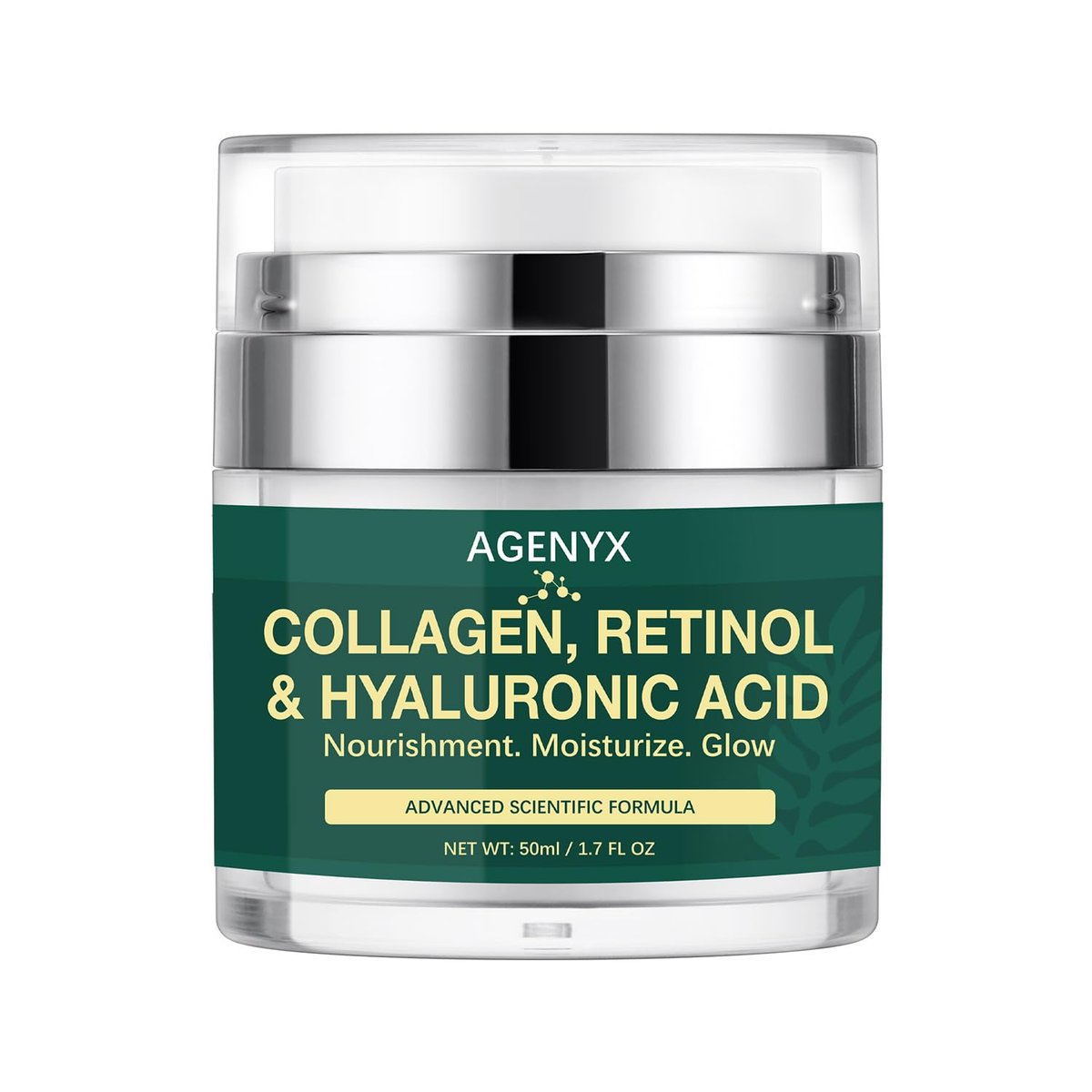 Agenyx Retinol Cream Face Moisturizer with Collagen & Hyaluronic Acid - Anti Aging Wrinkle Repair Night Cream for Women & Men, 1.7 oz - görsel 2
