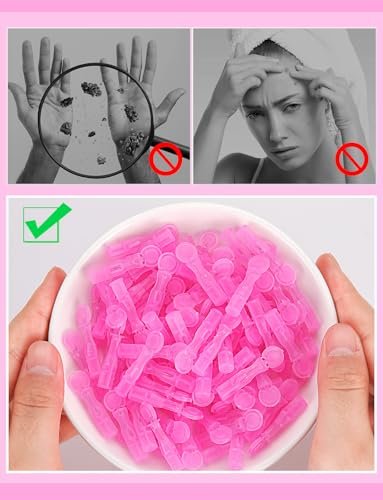 50 Pack Disposable Lancets for Facial Extraction – Stainless Steel Acne Needle Tools for Blackhead Removal, Pink - görsel 8