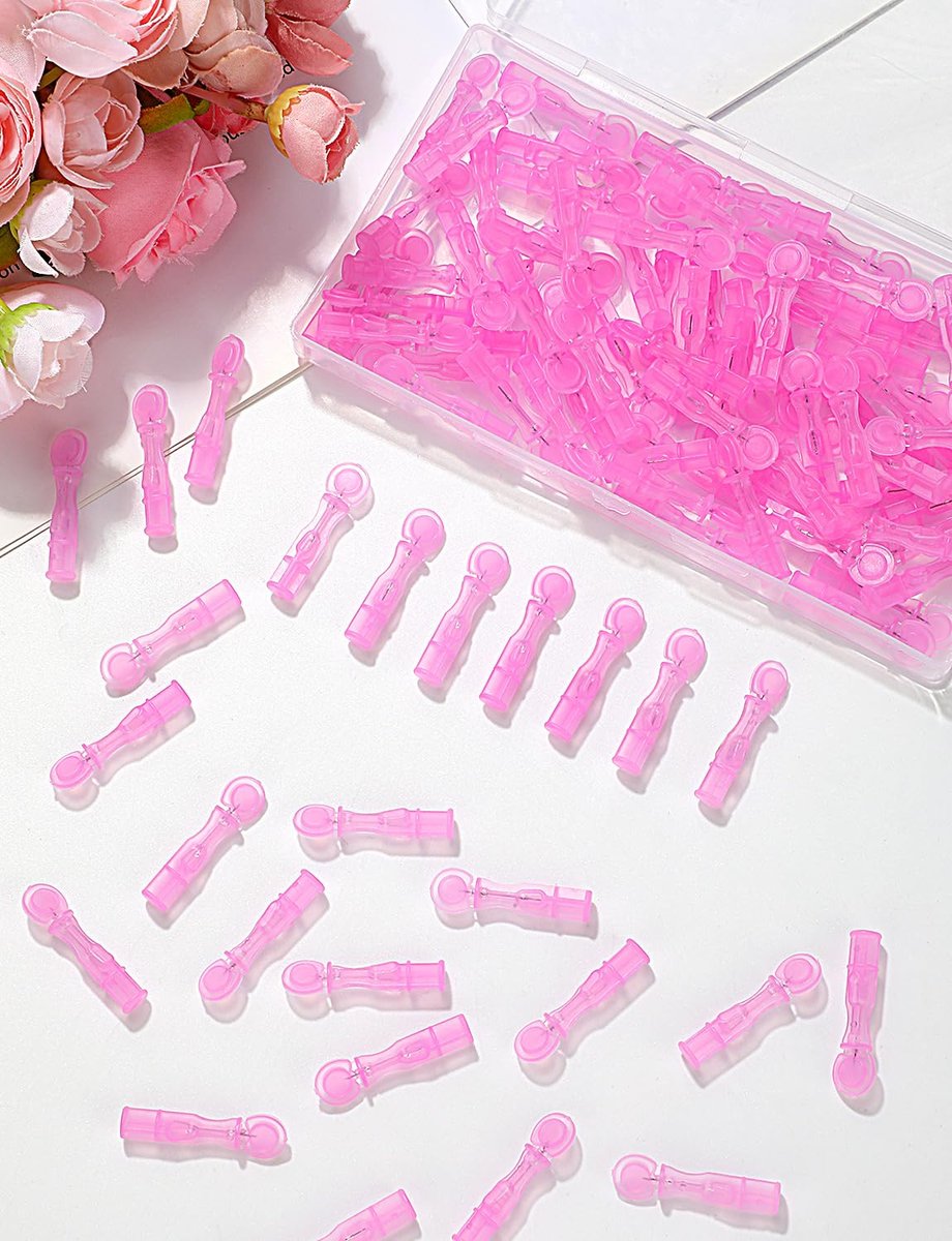 50 Pack Disposable Lancets for Facial Extraction – Stainless Steel Acne Needle Tools for Blackhead Removal, Pink - görsel 13