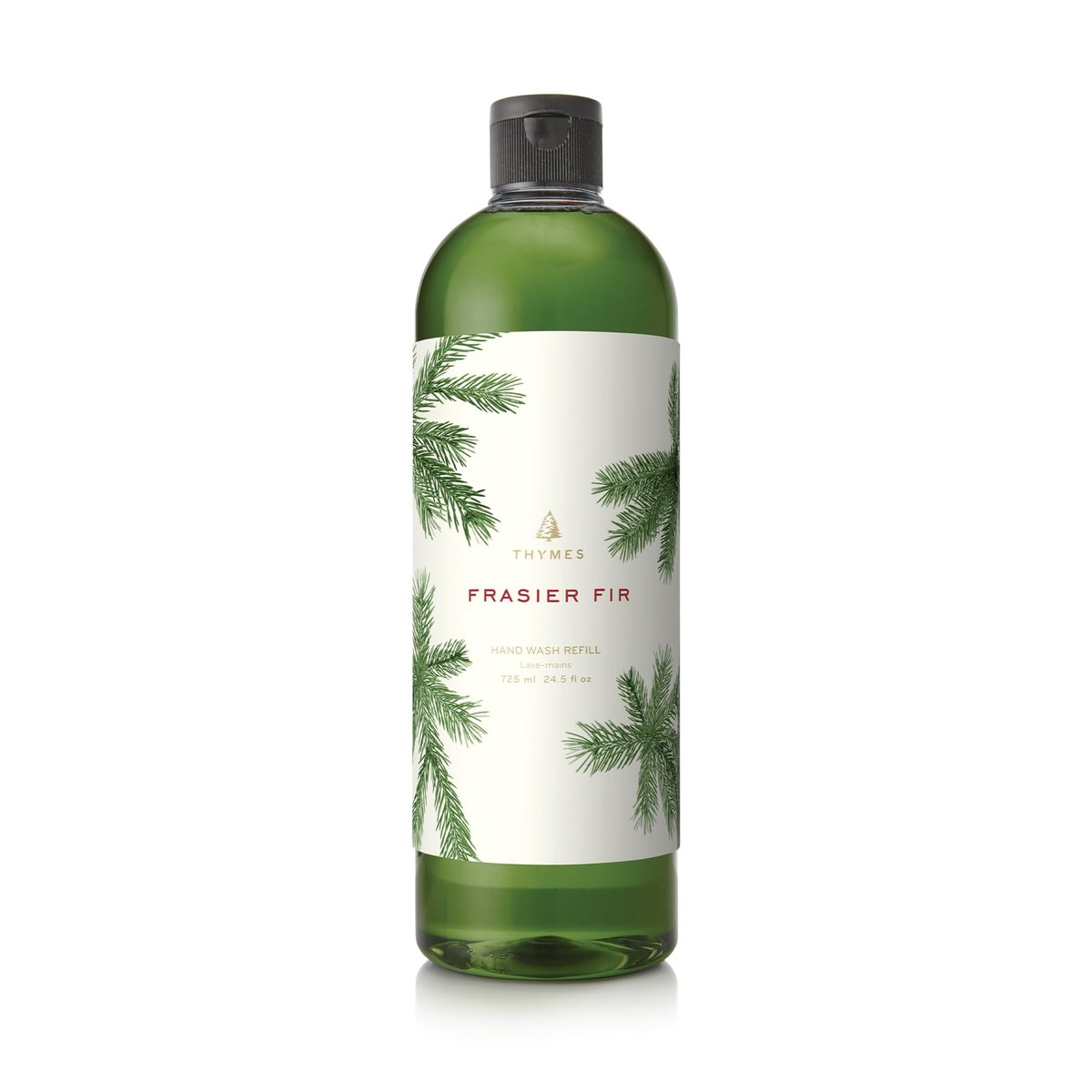 Thymes Frasier Fir Hand Wash Refill - Lightly Scented Liquid Hand Soap, Moisturizing Formula with Natural Ingredients, 24.5 fl oz Avelisse