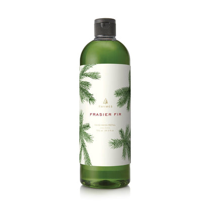 Thymes Frasier Fir Hand Wash Refill - Lightly Scented Liquid Hand Soap, Moisturizing Formula with Natural Ingredients, 24.5 fl oz Avelisse