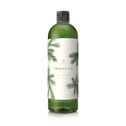 Thymes Frasier Fir Hand Wash Refill - Lightly Scented Liquid Hand Soap, Moisturizing Formula with Natural Ingredients, 24.5 fl oz Avelisse