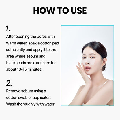 ilso Super Melting Sebum Softener – Pore Cleansing Solution with 40 Skin Wrap Cotton Pads, 5.29 fl oz, Korean Skincare for Blackheads & Sebum Avelisse