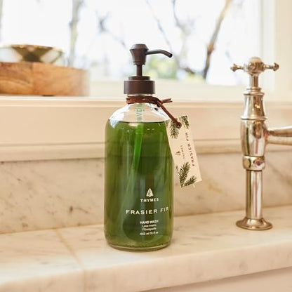Thymes Frasier Fir Hand Wash - 15 Fl Oz - Luxurious & Nourishing Liquid Soap Avelisse