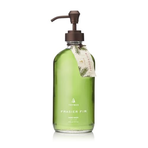 Thymes Frasier Fir Hand Wash - 15 Fl Oz - Luxurious & Nourishing Liquid Soap Avelisse