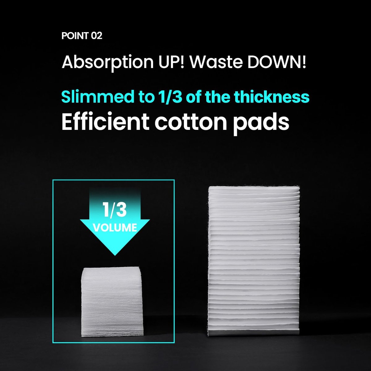 ILSO Skin Wrap Cotton Pad – Thin Layer DIY Toner Pad & Sheet Mask, 40 Sheets, 1.57 x 4.25 Inches, Korean Skincare - görsel 7