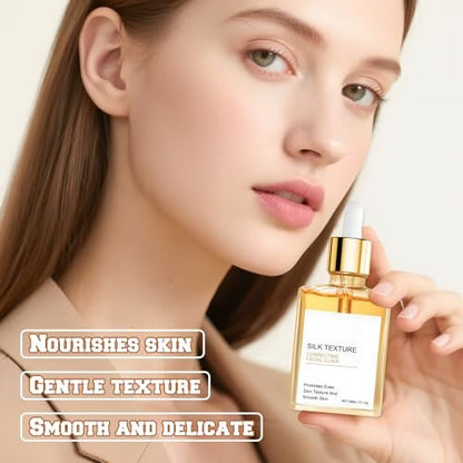 teqnizo Silk Body Oil - Perfume Oil, Bath & Shower Oil for Smooth, Hydrated Skin - Non-Greasy Formula with Vitamin E, Shea Butter & Coconut Oil - 30ml Avelisse