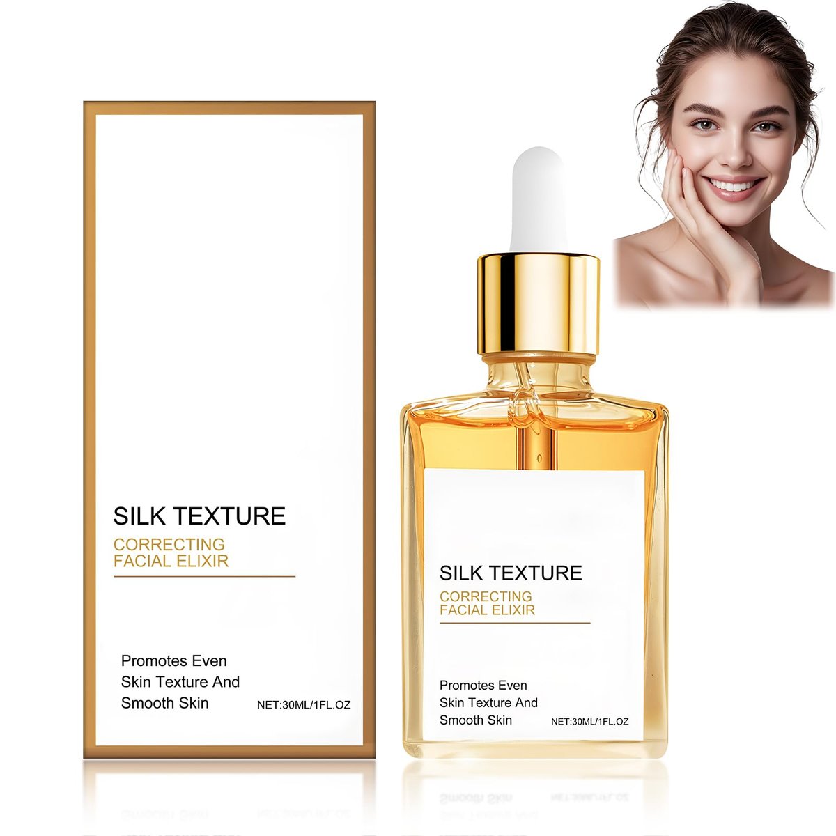 teqnizo Silk Body Oil - Perfume Oil, Bath & Shower Oil for Smooth, Hydrated Skin - Non-Greasy Formula with Vitamin E, Shea Butter & Coconut Oil - 30ml Avelisse