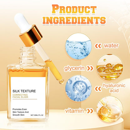 teqnizo Silk Body Oil - Perfume Oil, Bath & Shower Oil for Smooth, Hydrated Skin - Non-Greasy Formula with Vitamin E, Shea Butter & Coconut Oil - 30ml Avelisse