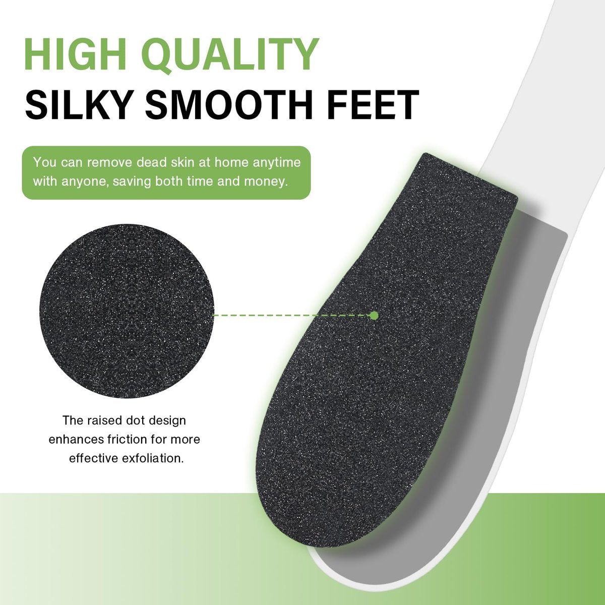 10 Pack Foot File - Professional Callus Remover, Double-Sided Sandpaper Pedicure Tool for Dead Skin Removal, Foot Rasp for Women and Men - görsel 5