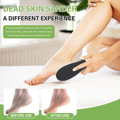 10 Pack Foot File - Professional Callus Remover, Double-Sided Sandpaper Pedicure Tool for Dead Skin Removal, Foot Rasp for Women and Men