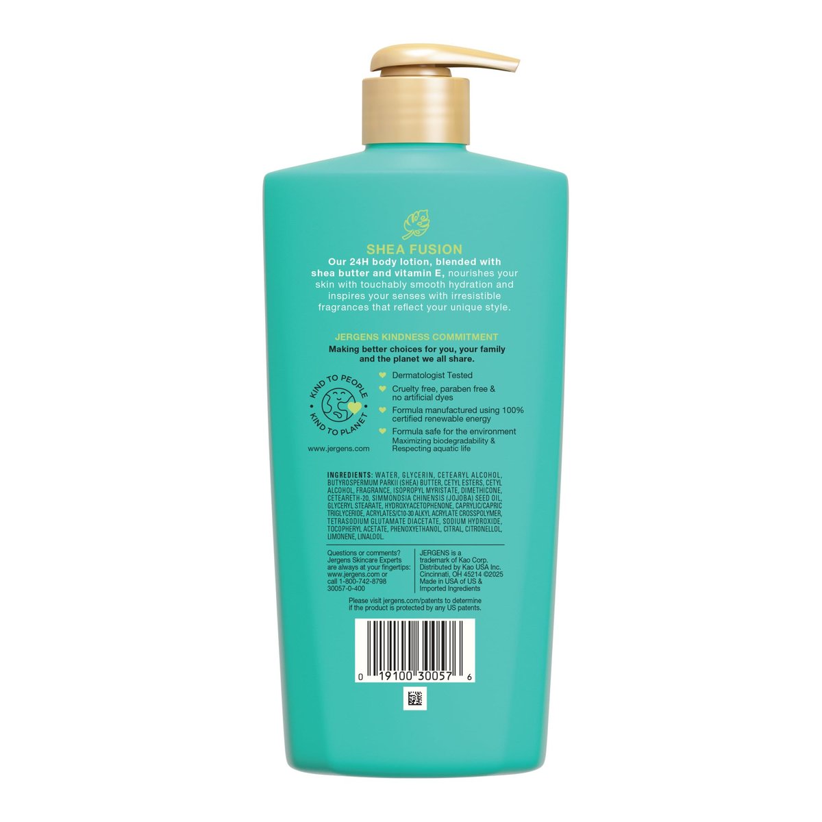 Jergens Shea Fusion Tropical Escape Body Lotion - 14 fl oz, Moisturizing Lotion with Shea Butter & Vitamin E - görsel 11