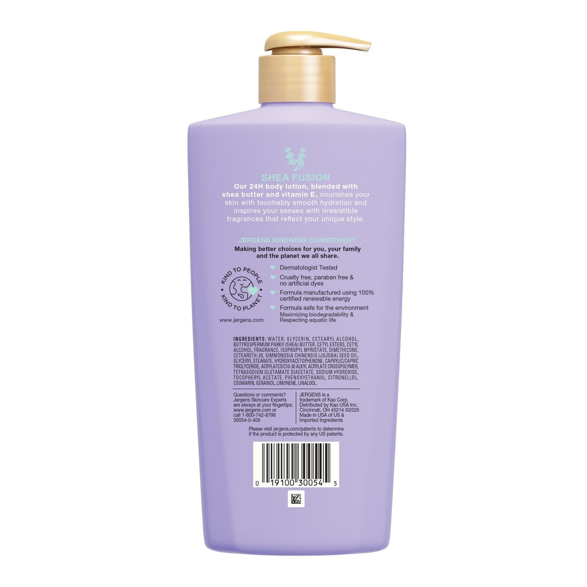 Jergens Shea Fusion Lavender Dreams Body Lotion - 14 Fl Oz | Moisturizer with Shea Butter & Vitamin E - görsel 15