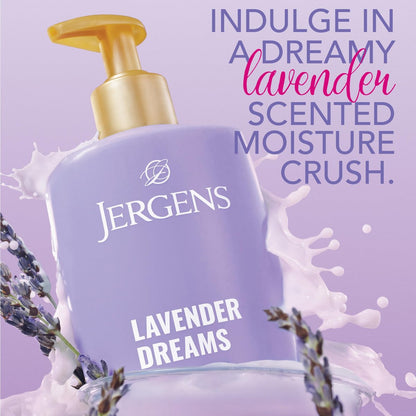 Jergens Shea Fusion Lavender Dreams Body Lotion - 14 Fl Oz | Moisturizer with Shea Butter & Vitamin E