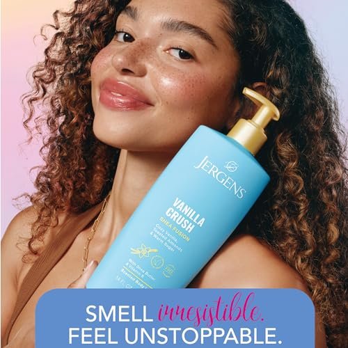 Jergens Shea Fusion Vanilla Crush Body Lotion for Dry Skin – 14 fl oz - görsel 8