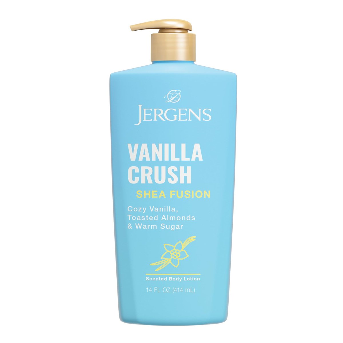 Jergens Shea Fusion Vanilla Crush Body Lotion for Dry Skin – 14 fl oz - görsel 1