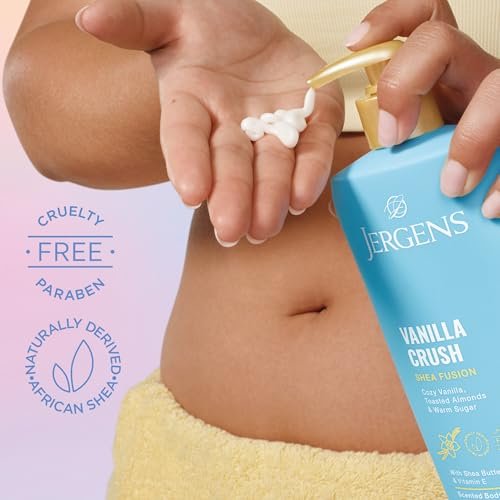 Jergens Shea Fusion Vanilla Crush Body Lotion for Dry Skin – 14 fl oz - görsel 10