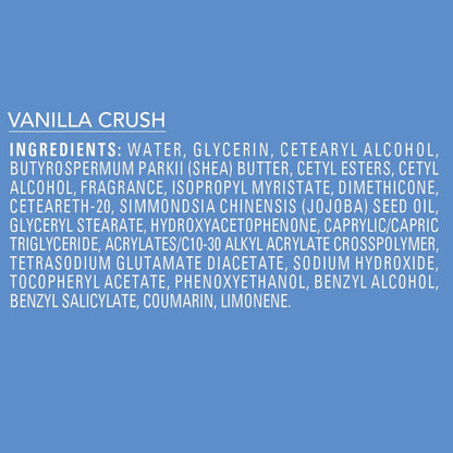 Jergens Shea Fusion Vanilla Crush Body Lotion for Dry Skin – 14 fl oz
