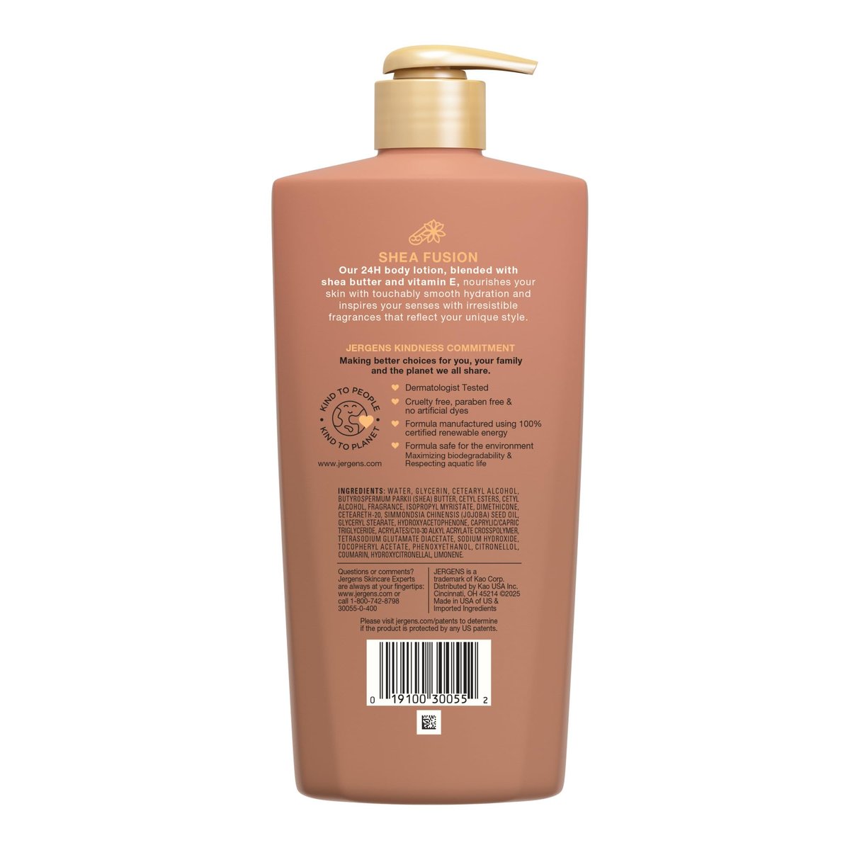 Jergens Shea Fusion Warm Amber Scented Lotion - Moisturizing Body Lotion with Shea Butter and Vitamin E, 14 fl oz - görsel 15