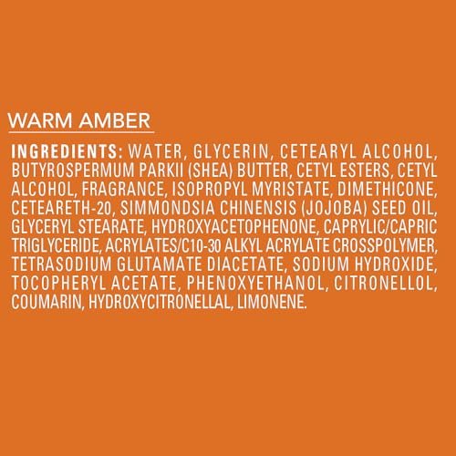 Jergens Shea Fusion Warm Amber Scented Lotion - Moisturizing Body Lotion with Shea Butter and Vitamin E, 14 fl oz - görsel 14