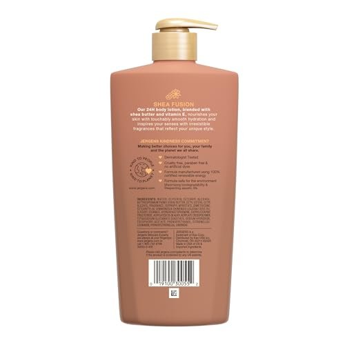 Jergens Shea Fusion Warm Amber Scented Lotion - Moisturizing Body Lotion with Shea Butter and Vitamin E, 14 fl oz - görsel 16