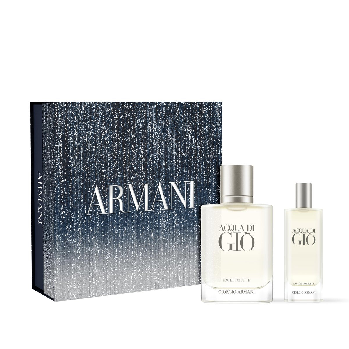 Armani Beauty Acqua di Giò Eau de Toilette Set for Men – Full Size 1.7 Fl Oz & Travel Size 0.5 Fl Oz Avelisse